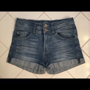 KanCan Mid-Rise Jean Shorts